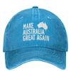 Make Australia Great Again Baseball Cap Maga Hunting Camping Adjustable Hip Hop Dad Men Women Vintage Sun Visors Snapback Cap