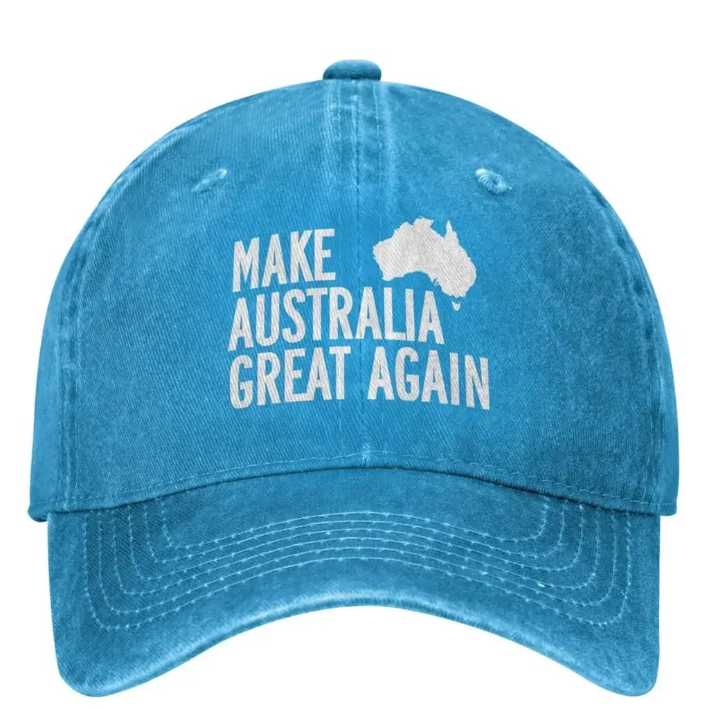 Make Australia Great Again Baseball Cap Maga Hunting Camping Adjustable Hip Hop Dad Men Women Vintage Sun Visors Snapback Cap