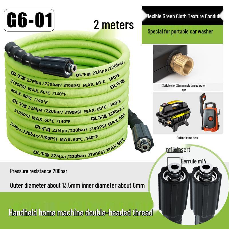 Qianling High-Pressure Explosion-Proof Steel Wire Car Washer Hose
