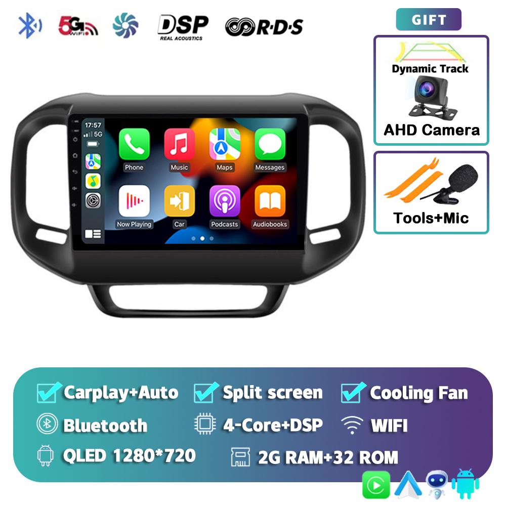 

Android 14 Carplay Auto 4G+WIFI Car Radio For FIAT Toro 2017 - 2021 Multimedia Video Player Navigation GPS DSP 360 Camera Stereo