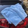 Hot Cutting Coral Velvet Microfiber Edgeless Cleaning Polishing Towel Cloth Car Detailing Super Soft Edgeless Microfiber Towel