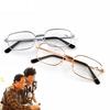 1 tk Fashion Unisex kerge kullast metallraamiga eakate prillid hüperoopiaprillid