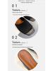 2024 Women's Fashion Chunky Heel Knit Wool Square Toe Sandals & Slippers
