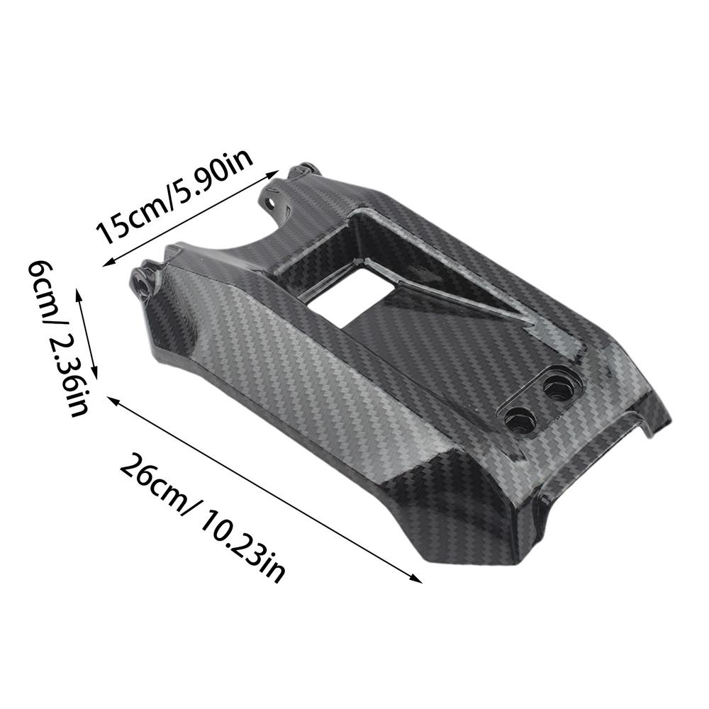 

Крышка аккумулятора для мотоцикла из углеродного волокна, крышка аккумуляторного отсека черного цвета, точные аксессуары для модификации мотоцикла для