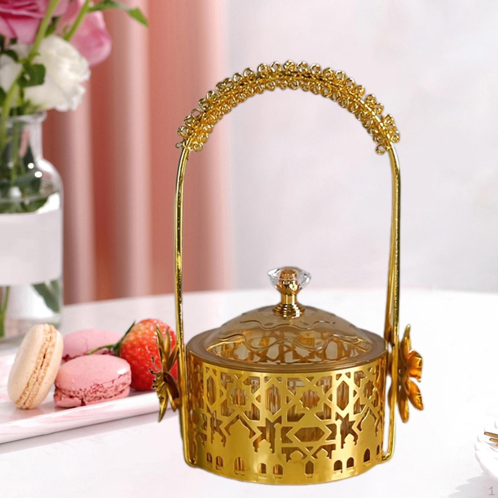 

Конфетница с ручкой для сладостей Ид Мубарак 12x18 см коробка Рамадан Style C