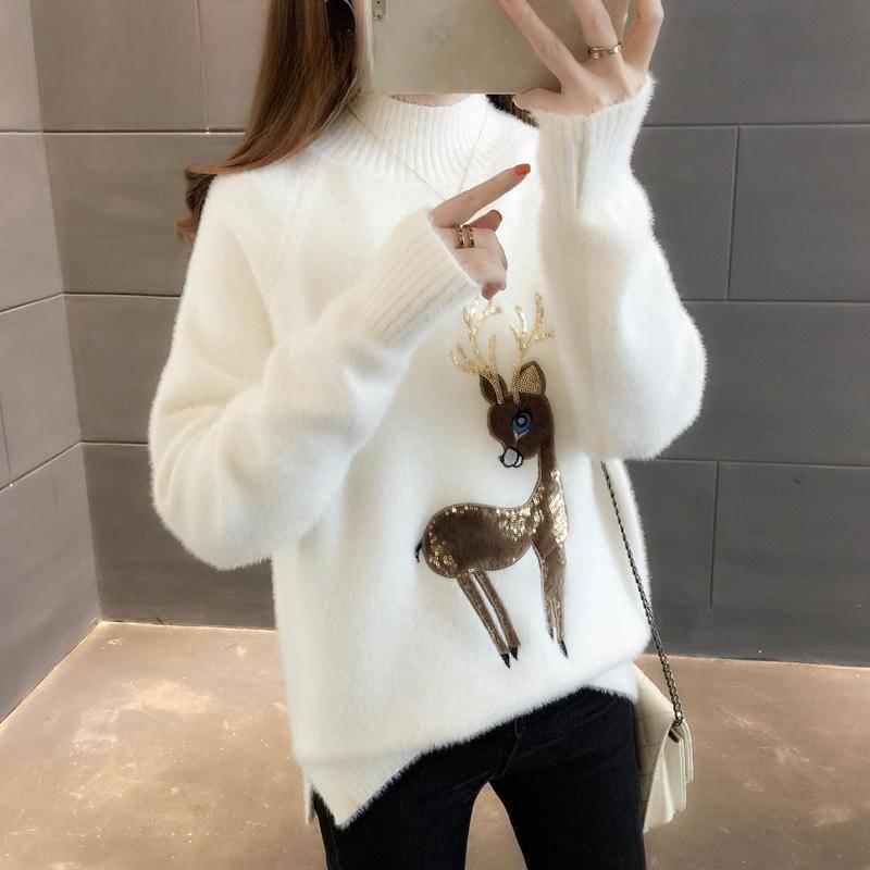 Sweater Female Autumn Winter Cashmere Knitted Women Sweater And Pullover Female Jumper Pull Femme