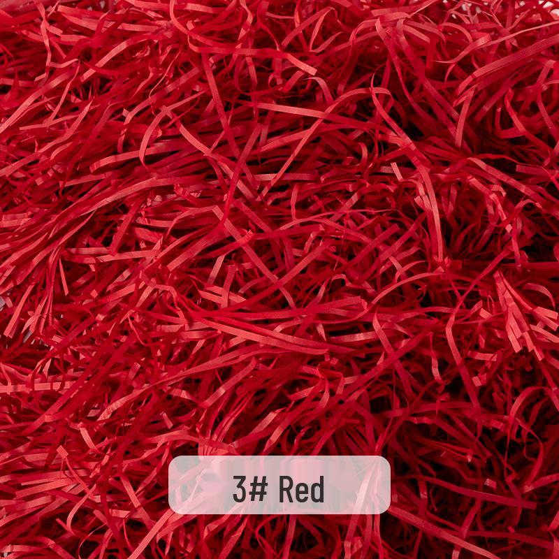Raffia Grass Filler: Shredded Silk Paper for Candy Box Souvenirs