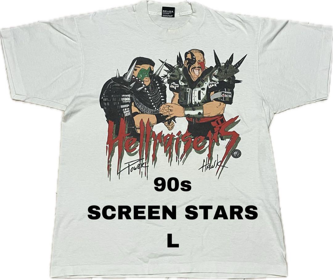 

[Б/У] Футболка 90-х L Road Warriors Одинарный шов Screen Stars
