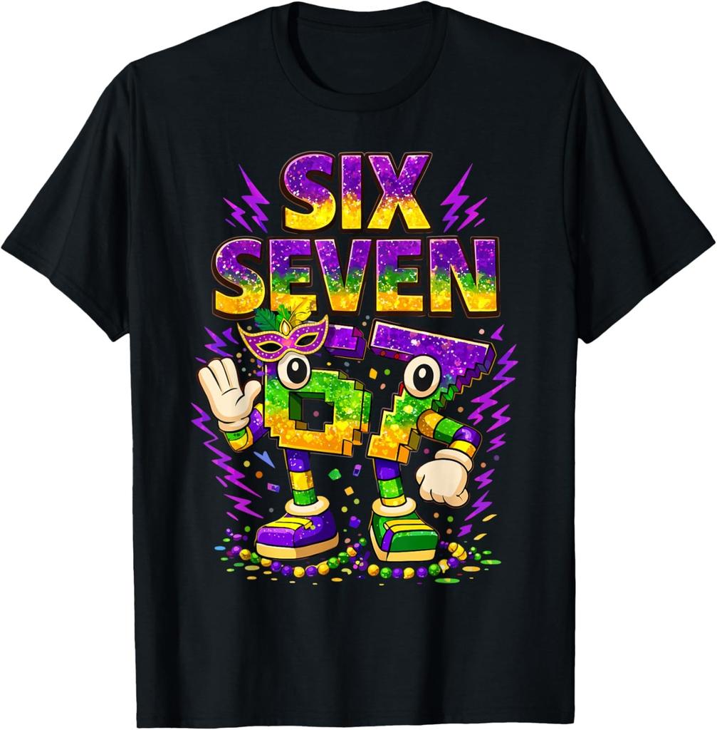 Funny Six Seven Carnvivals Italian Brainrot Mardi Unisex T-Shirt