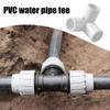 PVC Tee, Tee PVC Fittings | 3D Pipe Connections 3D 3-Way Square 5-Way White