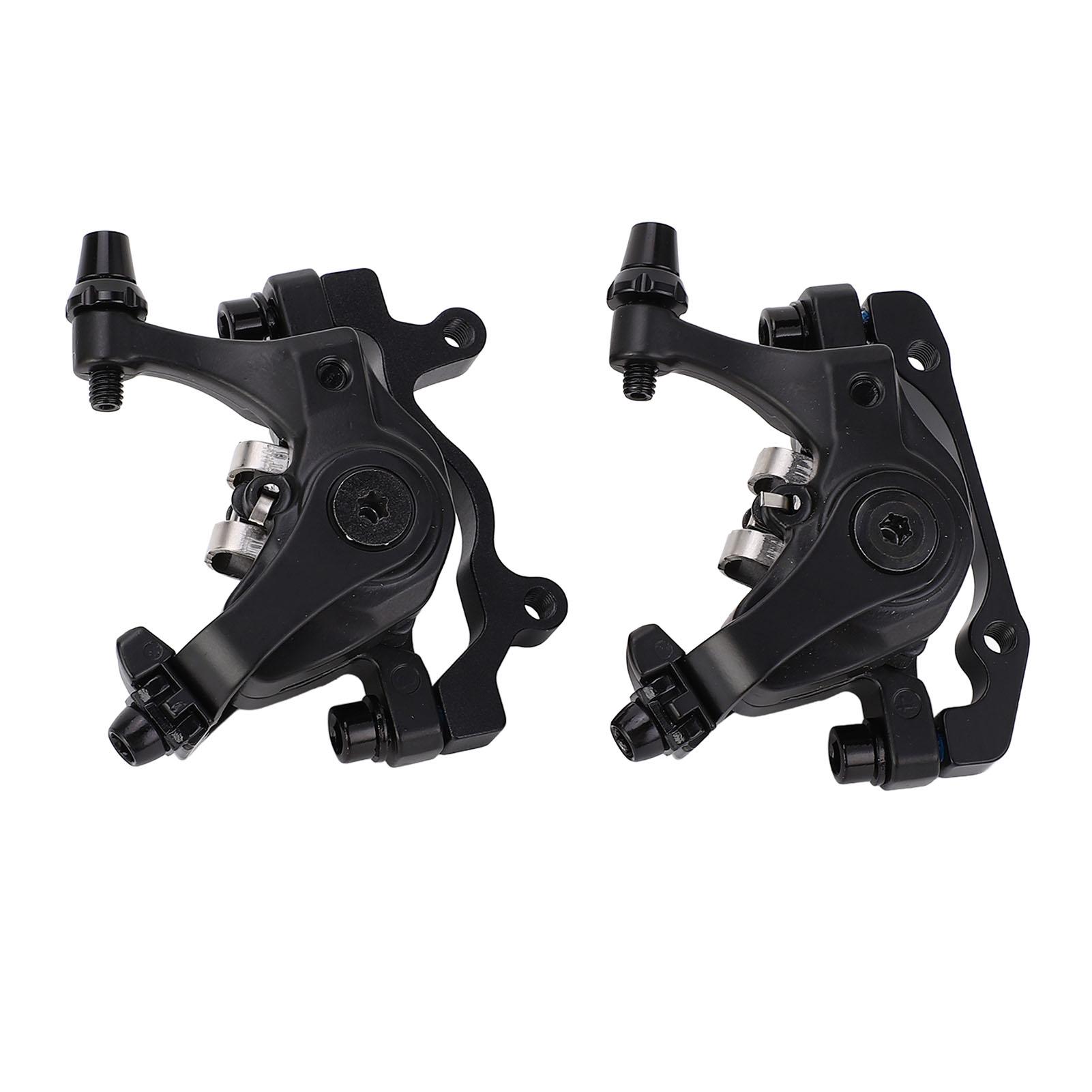 

Комплект из 2 шт., дисковый тормоз для велосипеда, алюминиевый сплав, двусторонний привод, механический дисковый тормозной суппорт для горного велосипеда