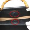 GUCCI leather 2 way bag Handbag leather black Women 459076 Used