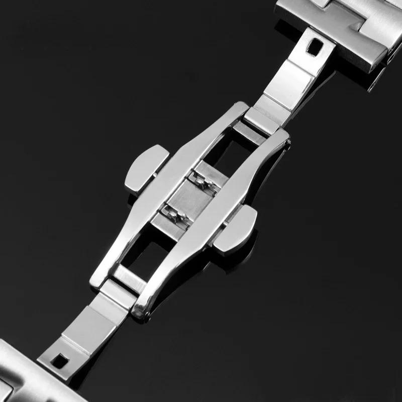 Uhrenarmband für VACHERON CONSTANTIN 47660/7900 Armband Edelstahl-Uhrenarmband Übersee 24x7mm Herren-Uhrenzubehör