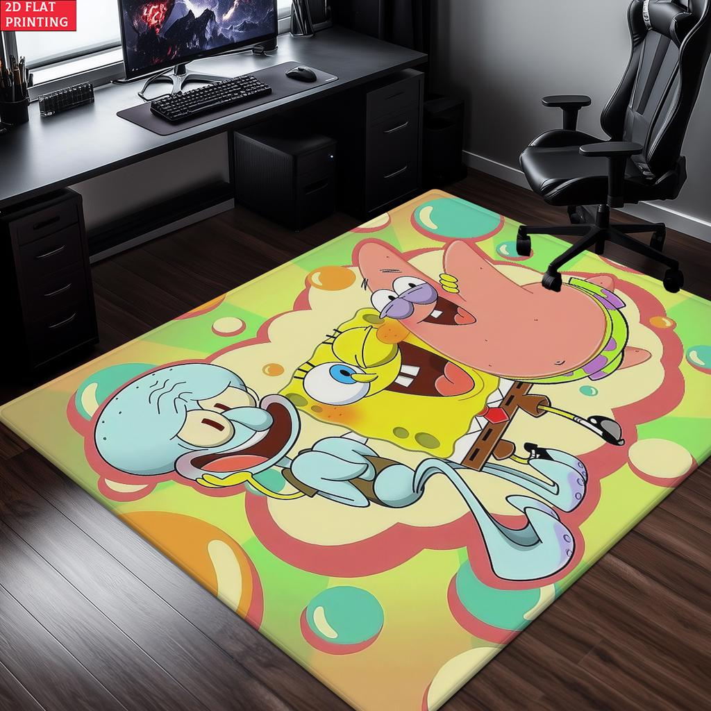 Good partner print Large Room Carpet Non Slip Cartoon Kids Bedroom Living Room Floor Mat Home Decor Children's Play Carpet