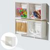 Wall-Mounted Cotton Pad Holder Makeup Organizer Box Plastic Jewelry Storage