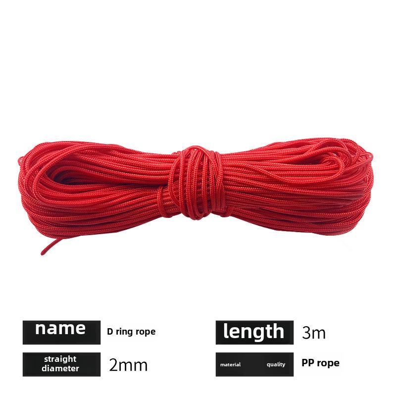 

Стійкий до розривів багатоколірний 3-метровий D-кільцевий мотузок для стрільби з лука та стріл високої щільності синій