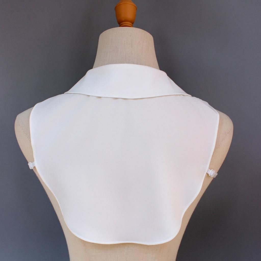 1 Stück modischer Lagen-Peter-Pan-Kragen - abnehmbarer Damen-Accessoire-Kragen, elegante akademische Ausstrahlung, ganzjährig tragbar