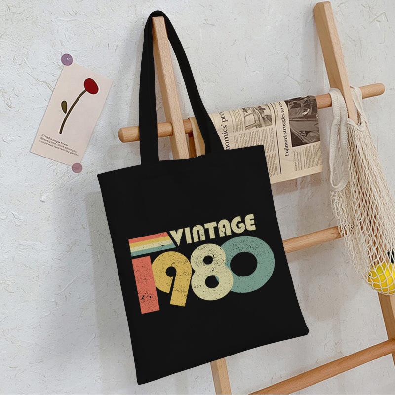 Year Birthday Birthday Print Commute To Work Portable Shoulder Bag Large Capacity Handbag