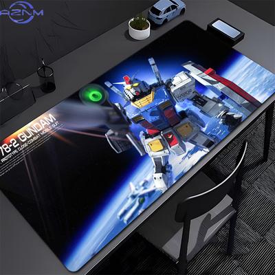 Large Mouse Pad Mechanical Warrior RX-78-2 Gundam Game Player Keyboard Pad Non-slip Office Desk Mat Floor Mat PC Carpet Mousepad