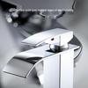 Modern Black Waterfall Basin Faucet