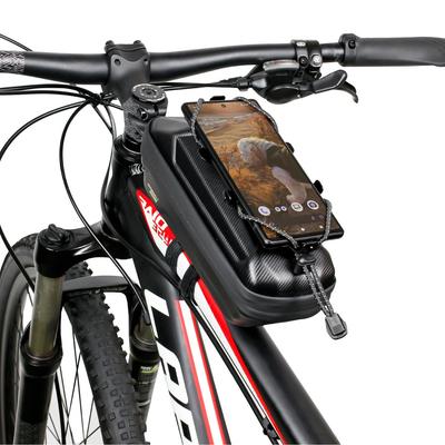GORIX Top Tube Bag for Large Removable with Cycle Small Item Hard Mount Bicycles, Smartphones, Waterproof, Capacity, MTB-Friendly, One-Touch