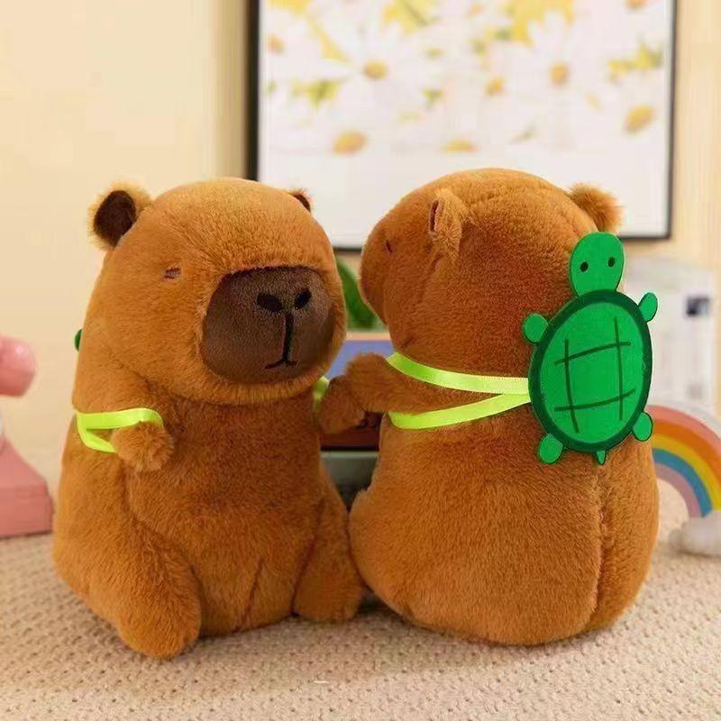 Premium Eight-inch Machine Doll Plush Toy Wedding Throwing and Pushing Event Gift Capybar Doll