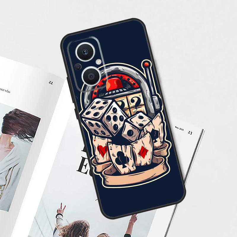 Casino Gambling Case For OPPO Reno 15 F 14 13 12 11 10 Pro 14F 13F 12F 11F 8T OPPO Find X9 X8 X5 X6 Pro Cover
