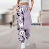 Unisex Halloween Print Sweatpants - Loose Fit Casual Pants for Holiday Costume Parties