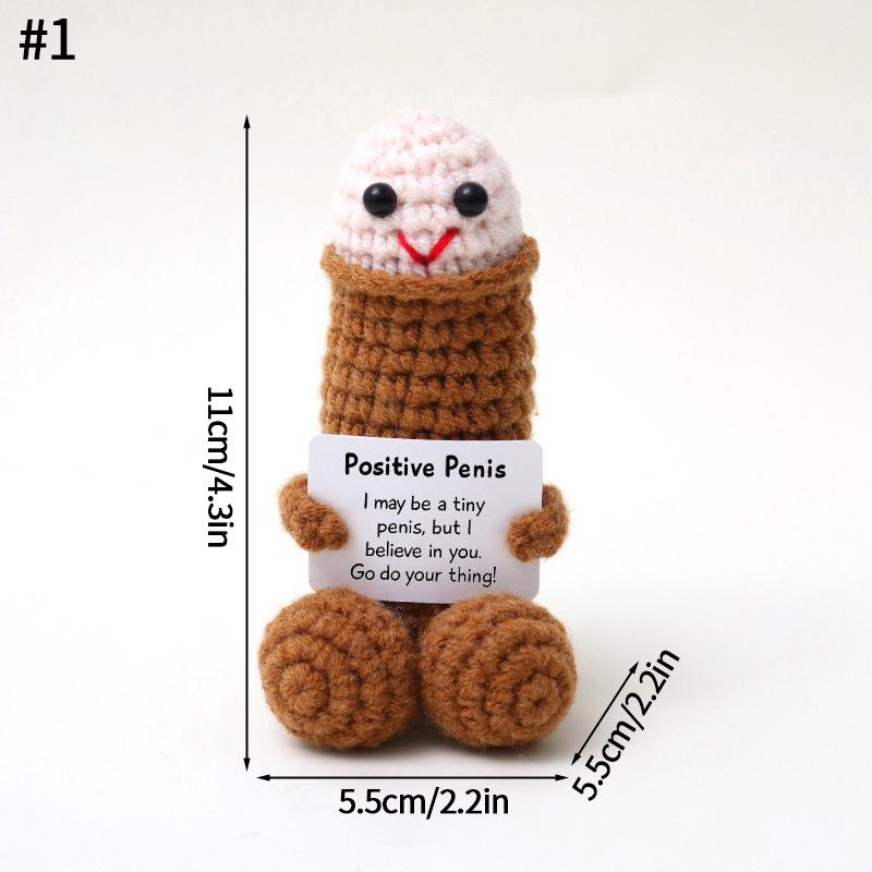 Handmade Crochet Potted Plant Cucumber Potato Positive Energy Fruit Vegetable Yarn Handmade Ornament Finished Crochet Toys