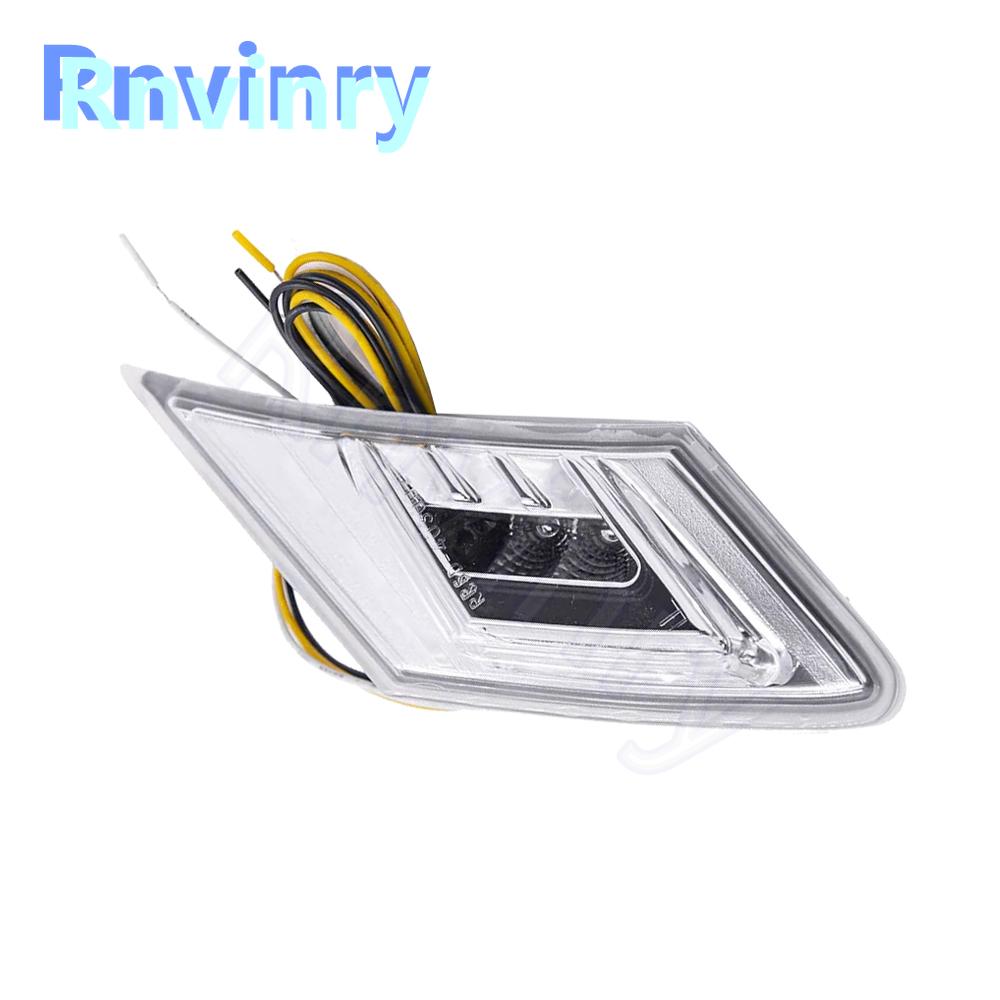 2pcs LED Side Marker Lamp For Subaru BRZ Toyota GT86 Scion Car Front Amber Turn Signal Light Running Position Lights