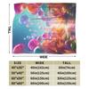 Soft Flannel Fleece Blanket Throw, Psychedelic Balloon Pattern , Lightweight Cozy Throw Blankets for All Season, Bedding Blanket for Sofa