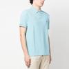 Polo Ralph Lauren Solid Color Logo Embroidered Pullover Short Sleeve Polo Shirt Men tops Light-Blue 710536856-357