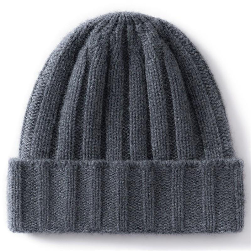 2026 Winter Cashmere Beanie Hat Unisex Warm Knit Cap Outdoor Cycling Adults Kids