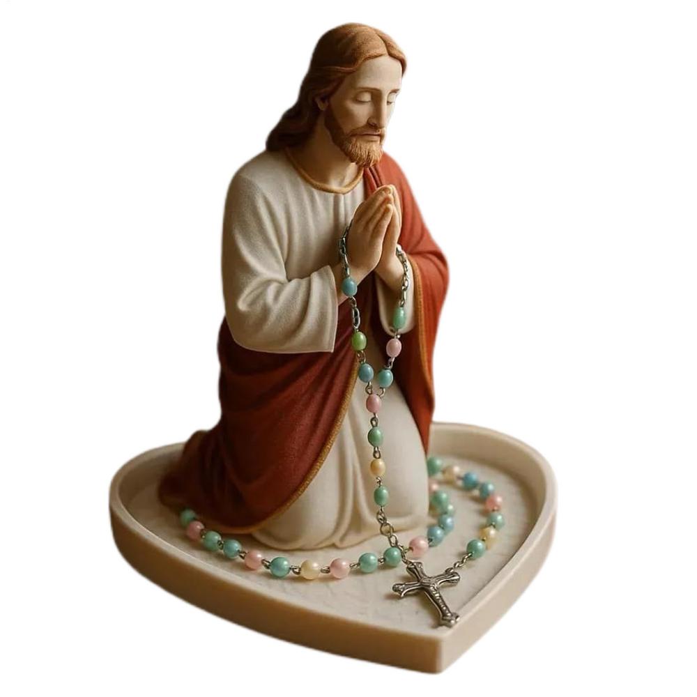 Mary Držák na růženec Pryskyřice Katolický Ježíš Růženec Náhrdelníky Úložný prostor pro Ženy Muže Studenty Učitele Stolní Stůl Pokoj Domácí Kanceláře