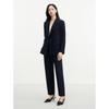 JUZUI Women's Slim-Fit Tapered Commuter Trousers