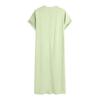 Short Sleeve Robes Thobe Pure Color Jubba Gowns Muslim Kaftan Men Arab East Islamic Long Robe Middle