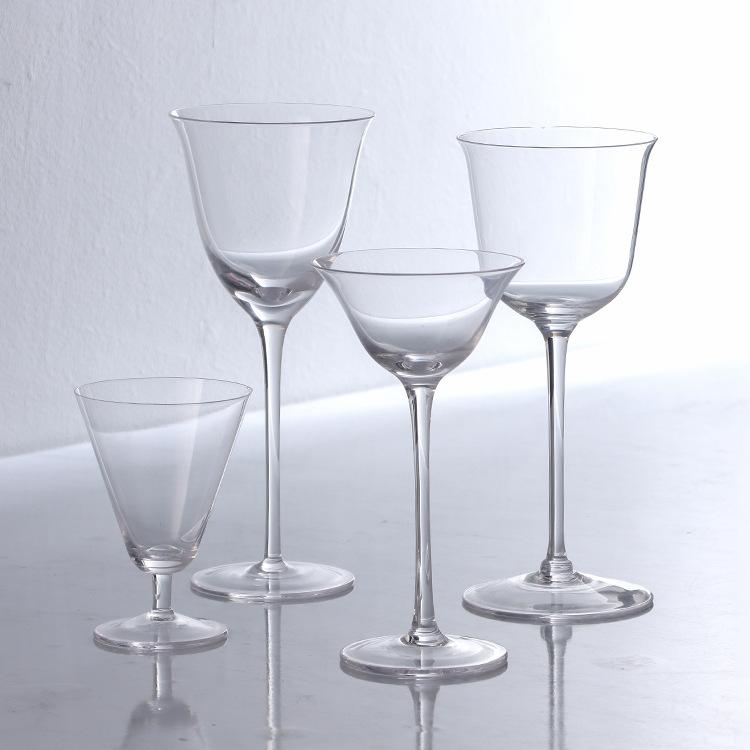 Small Cocktail Glass Cups, Triangle Martini Glasses, Transparent Goblet, Bar Tool, 1-6Pcs
