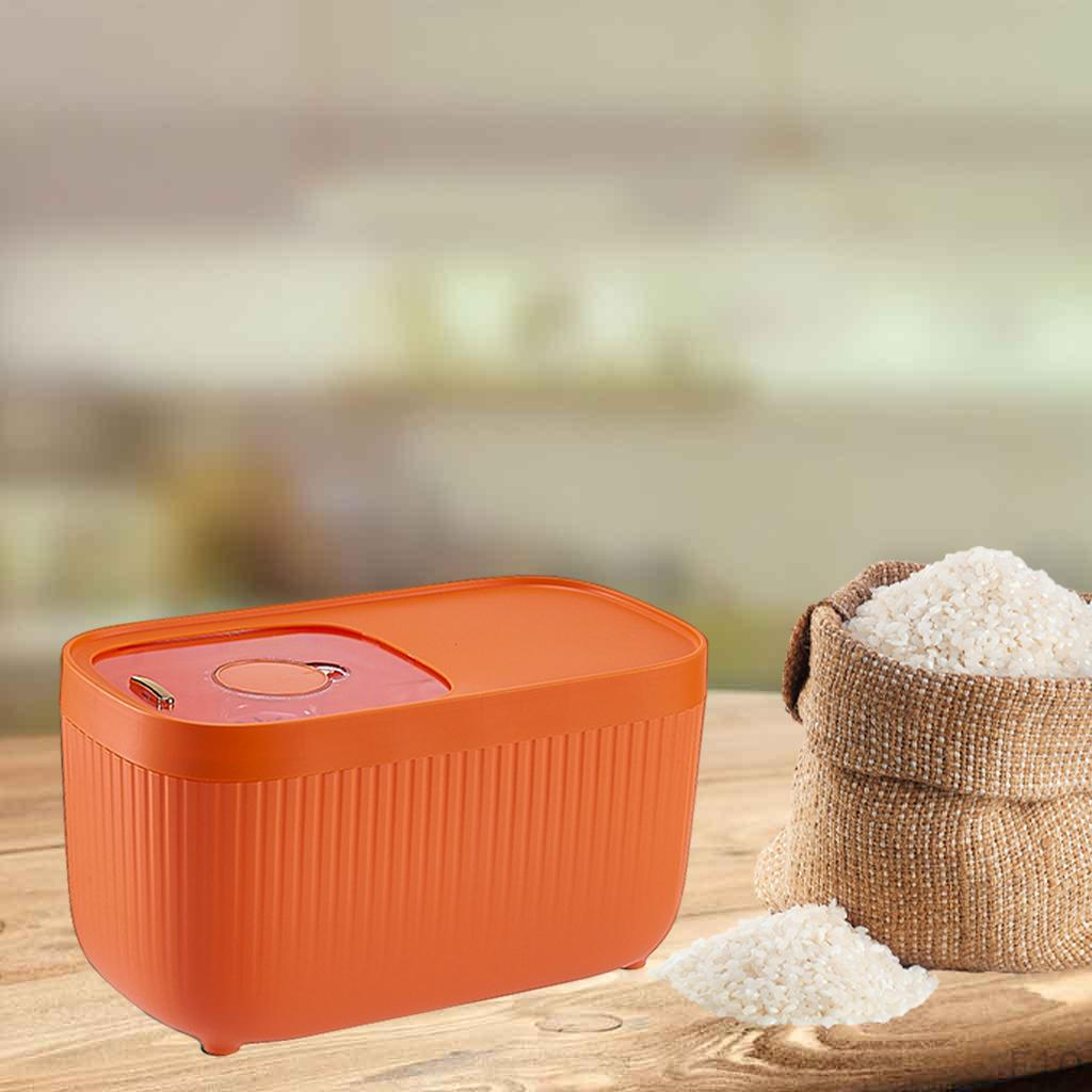 Mehl Müsli Aufbewahrung 10kg Vorräte Schreibtisch Versiegelbarer Eimer Vorratskammer Behälter Haushalt