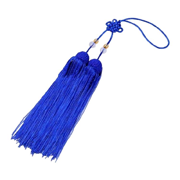 

Colorful Swords Tassels Decoration Ice Silk Craftsmanship Martial Accessory for Kung Fu Enthusiasts Drama Supplies синій