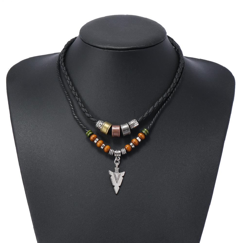 2025 Autumn Ethnic Arrow Bead Necklace & Sweater Chain