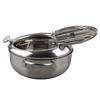 Stainless Steel Deep Fryer Pot with Thermometer Detachable Rack Frying Pan Durable 20cm / 7.9in Japanese Frying Pan