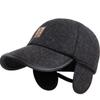Northwood Solide Herren Winter Baseball Caps mit Ohrenklappen Warme Outdoor Snapback Hut Männlichen Trucker Cap