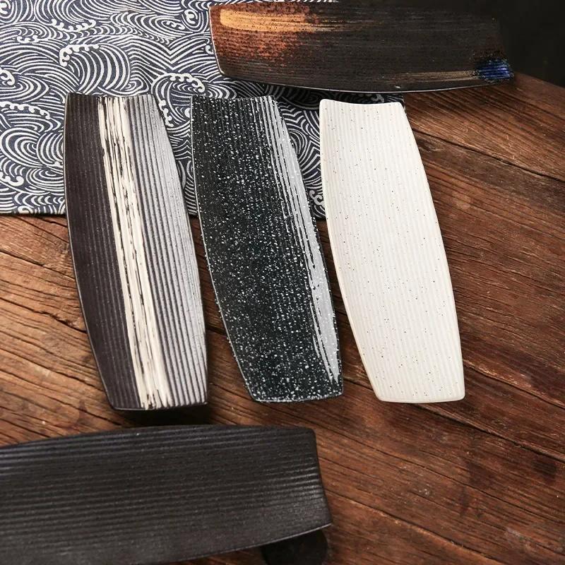 Japonská kuchyně Talíř na sushi Keramické nádobí Talíř na sashimi Talíř na dort s BBQ dim sum Kreativní proužek