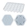 Checkers Silicone Mould DIY Crystal Epoxy Mold Three-dimensional Checkers Board