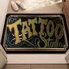 Tattoo Shop Mat Indoor Welcome Doormat Washable Bathroom Bedroom Kitchen Accessories Rug Non-slip Corridor Porch Entrance Carpet