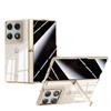 Applicable To Motorola MotoRazrFold2026 Mobile Phone Case Transparent Electroplating Center Shaft Bracket All-inclusive One Set