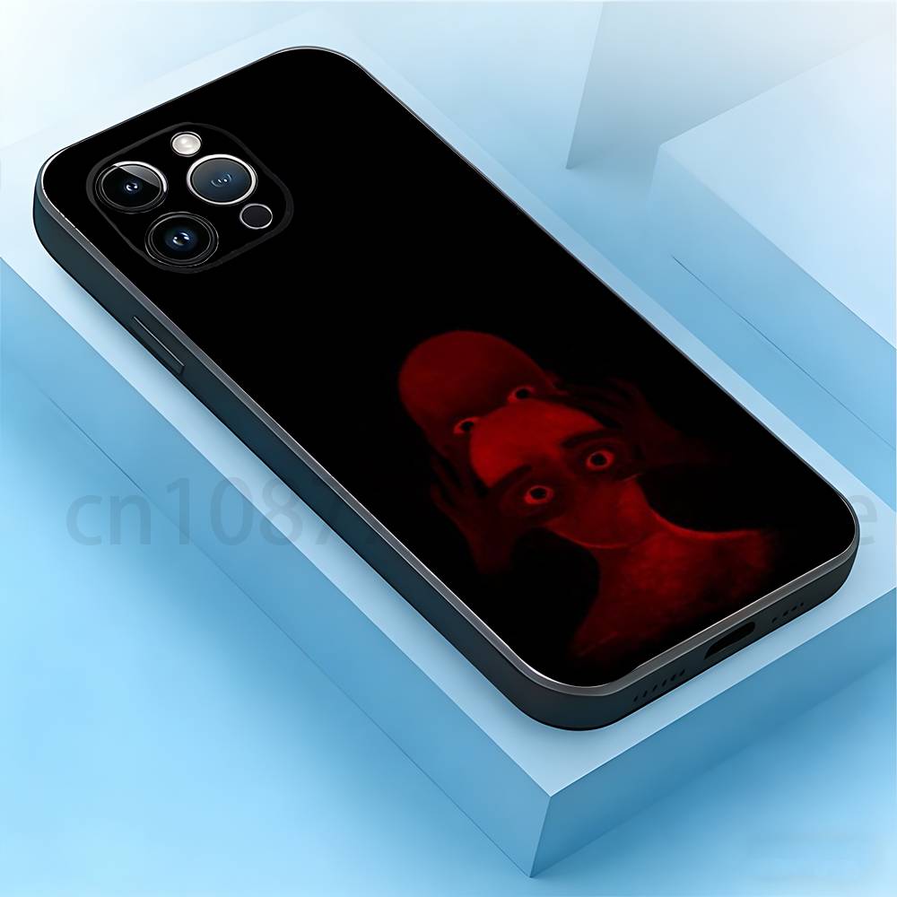 

Silent Shackles Phone Case For iPhone 17,16,15,14,13,12,11,Pro,Max,Plus,Mini, Anti Fall Black Matte Soft Bumper iPhone15pro