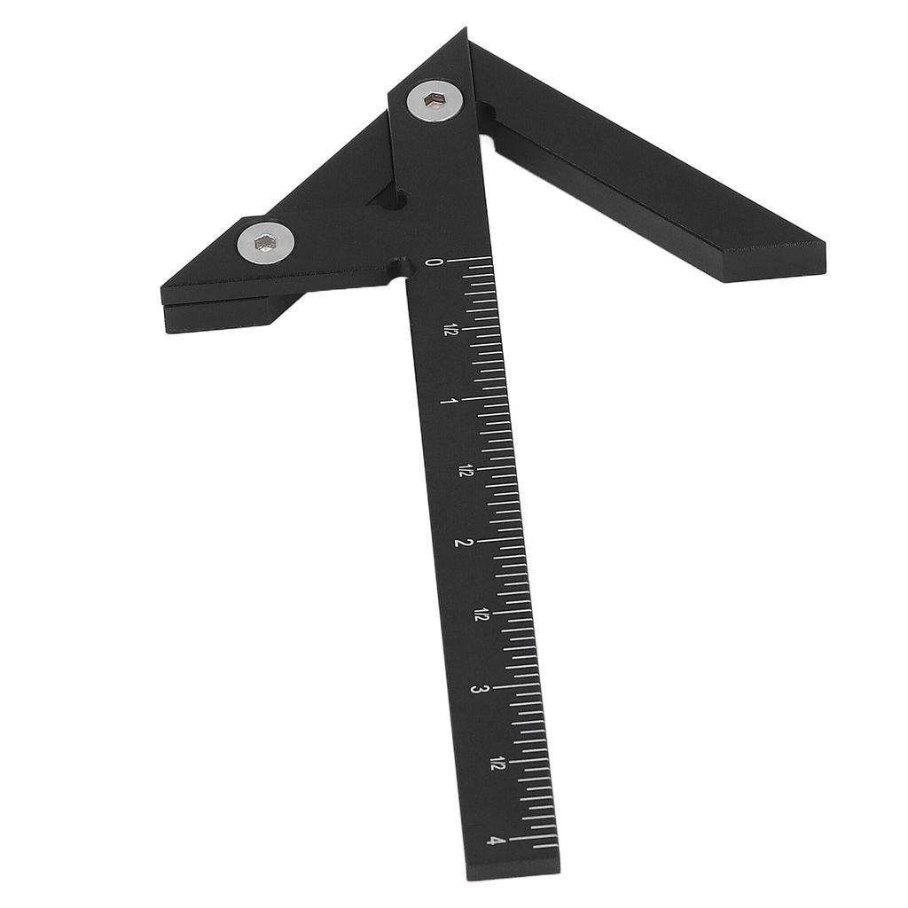 Centru Trasor Ecartament Linie Marcator Cerc Unghiular 45 90 Grade Aluminiu Aliaj Imperial