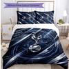 Tottenham Hotspur Pattern Printed 3PCS Bedding Set Soft Skin-Friendly Washable Duvet Cover & Pillowcases Set All Season Bedroom