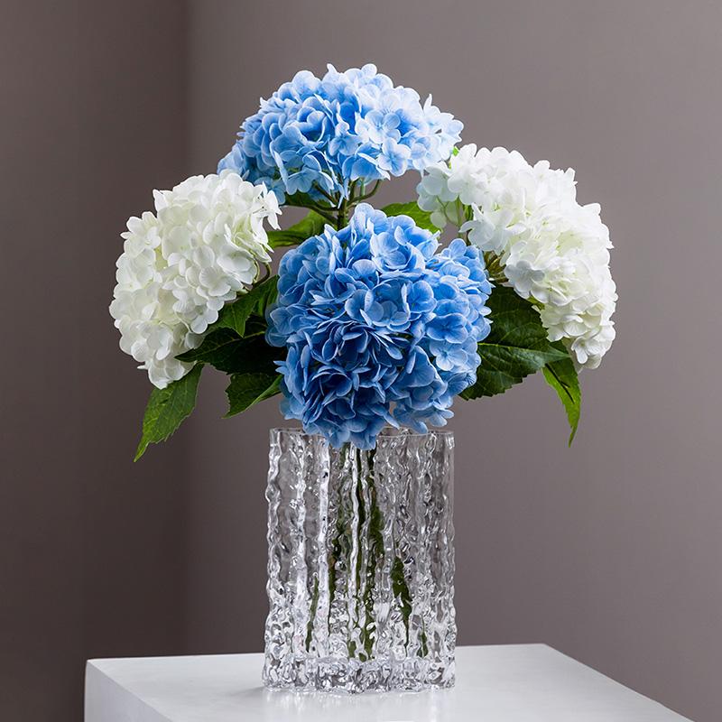 

Artificial Flower Hydrangea Artificial Plant Wedding Gifts for Guests Desktop Table Decorations Simulation Shooting Props